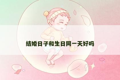 结婚日子和生日同一天好吗