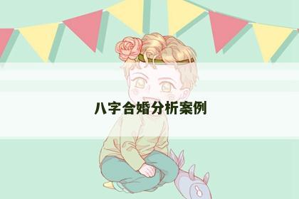 八字合婚分析案例