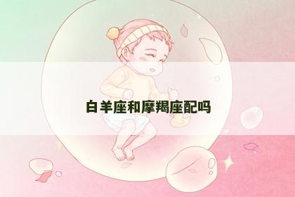 白羊座和摩羯座配吗